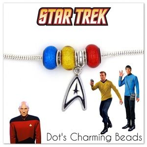 Star Trek Starfleet Logo European Bead Charms